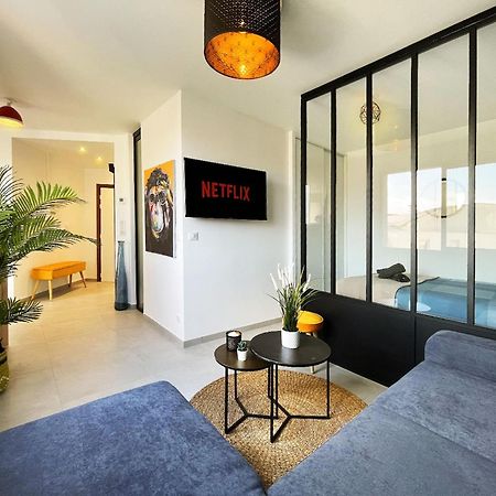 Homey Superchill - Appartement Moderne Et Tout Equipe - Netflix Et Wifi Inclus - Situe En Hyper-Centre - Proche Geneve Annemasse Exteriör bild